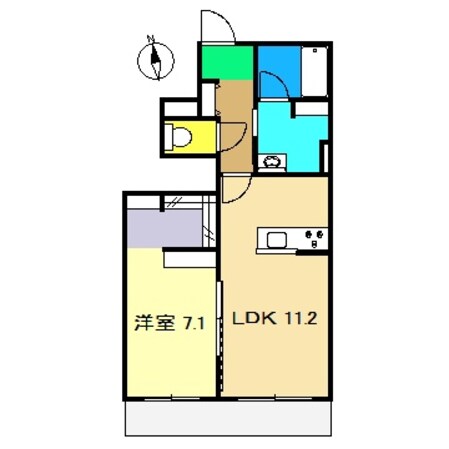 シャーメゾン篠原の物件間取画像